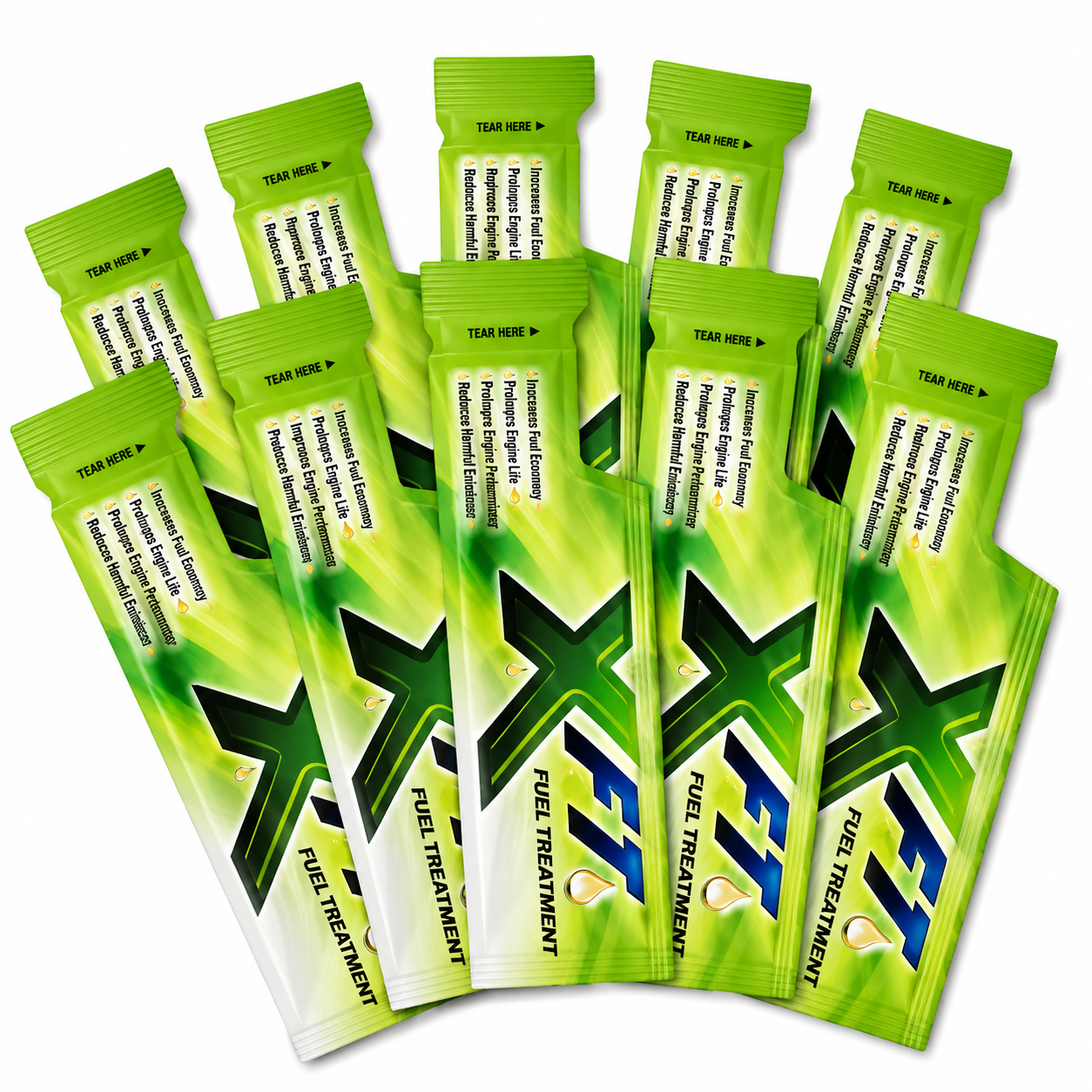 Xtreme Fuel Treatment (10) 10ml Foil Pack Bundle