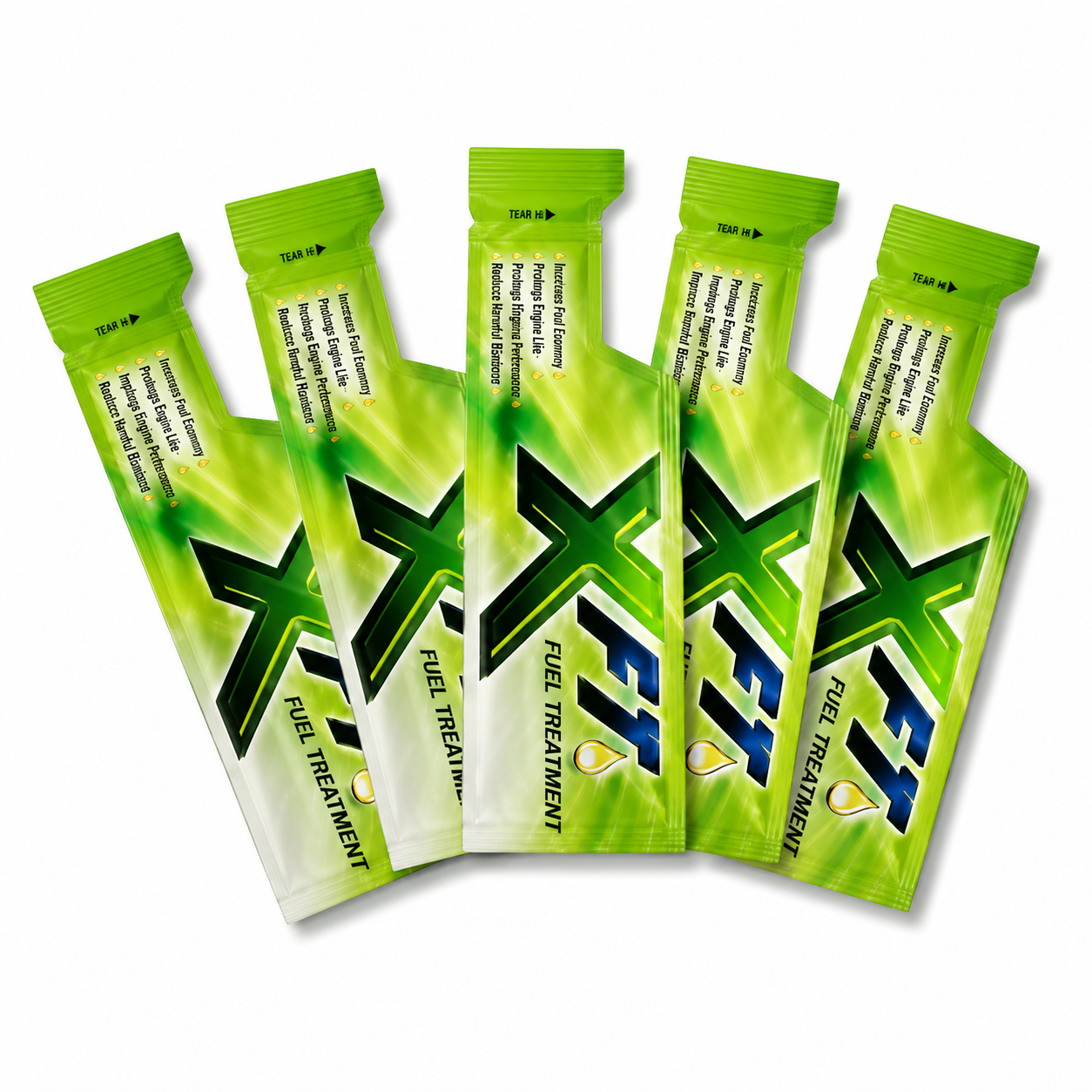 Xtreme Fuel Treatment (5) 10ml Foil Pack Bundle
